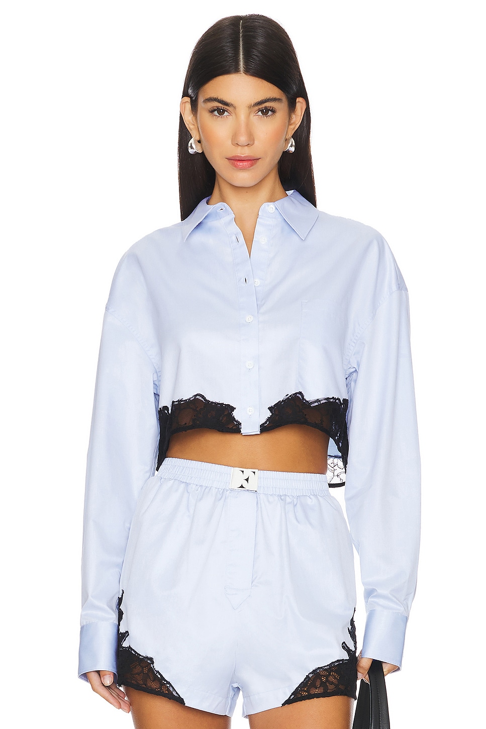 fleur du mal Cropped Button Down