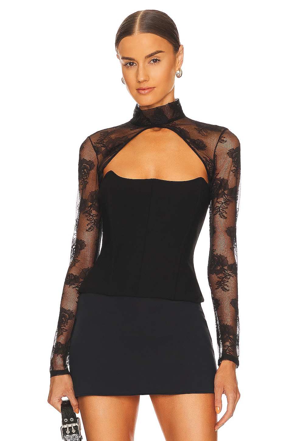 fleur du mal Bouquet Lace Shrug