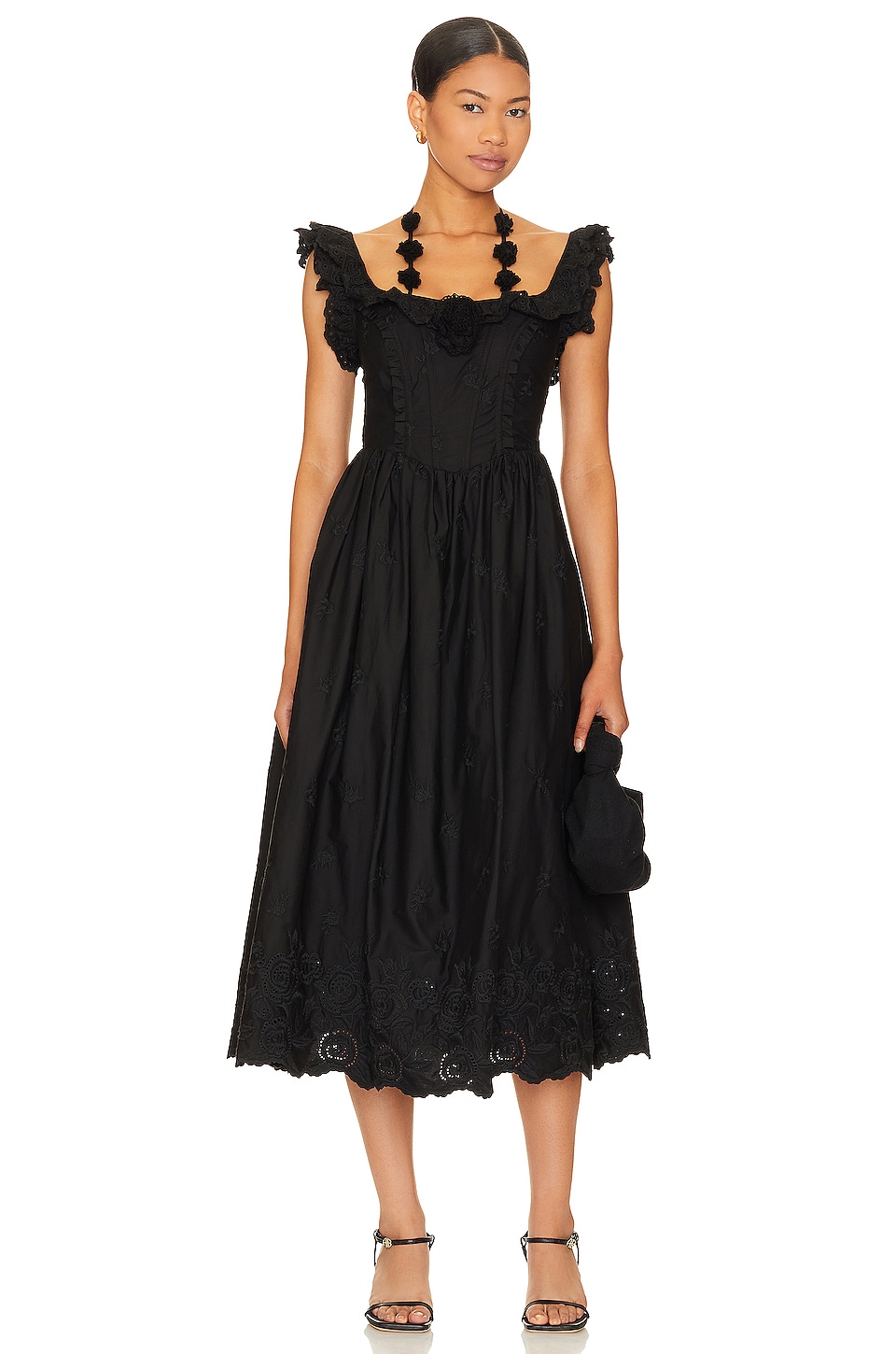 For Love & Lemons Lindsey Midi Dress