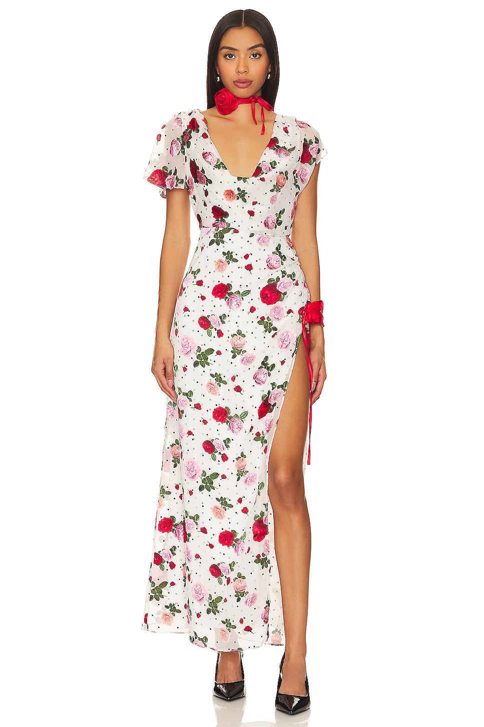 For Love & Lemons Maybelle Maxi Dress