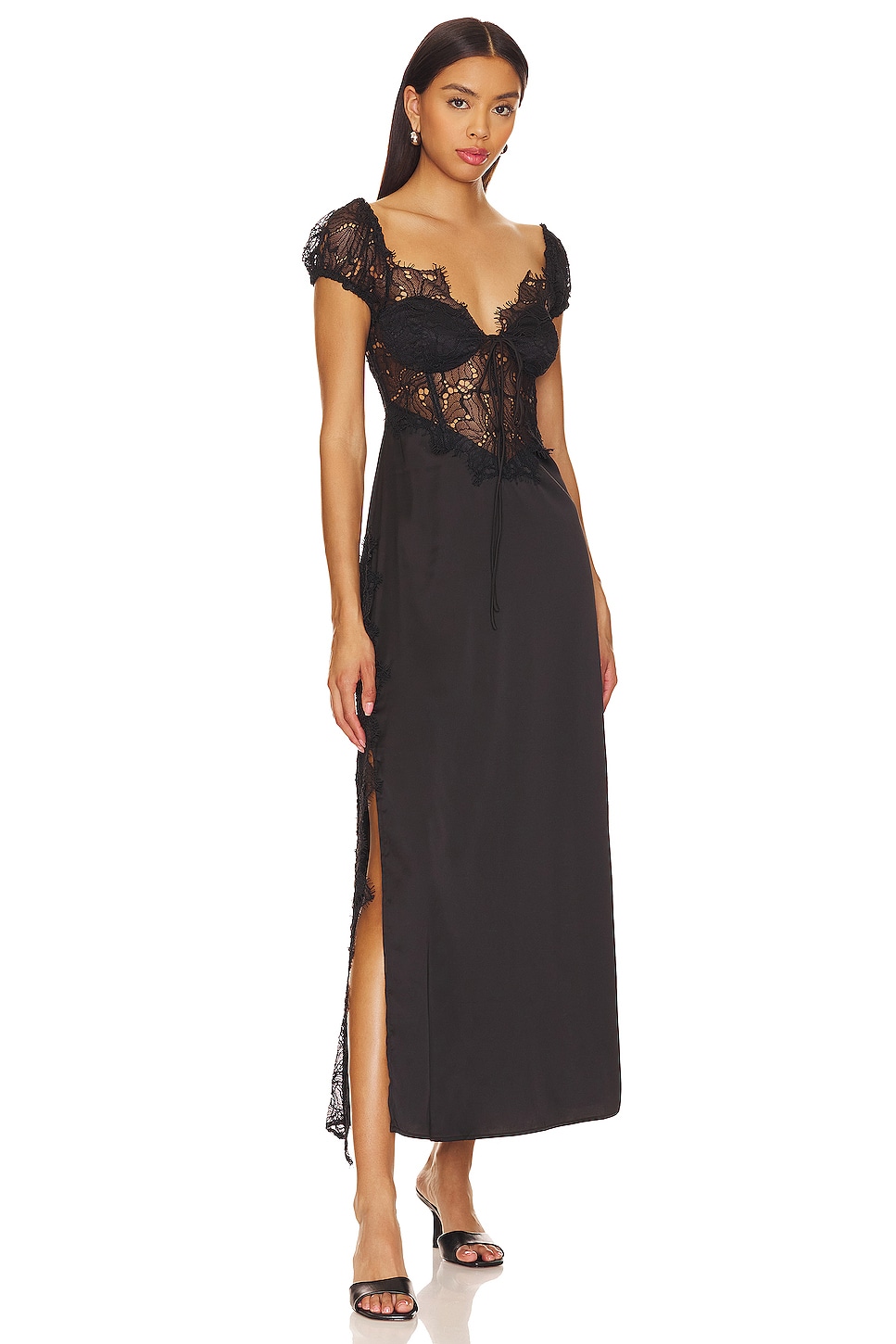 For Love & Lemons Casey Maxi Dress