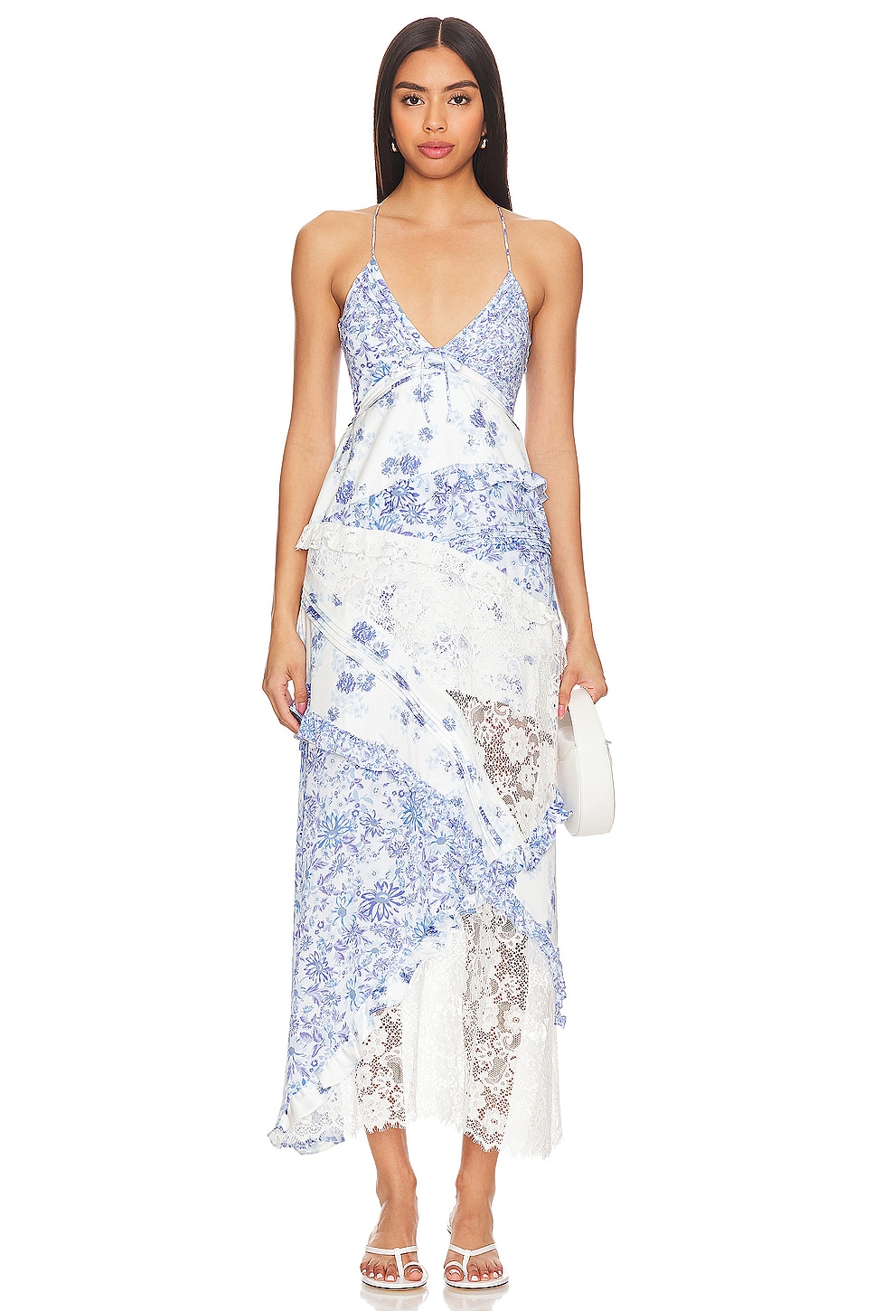 For Love & Lemons Rosalyn Maxi Dress