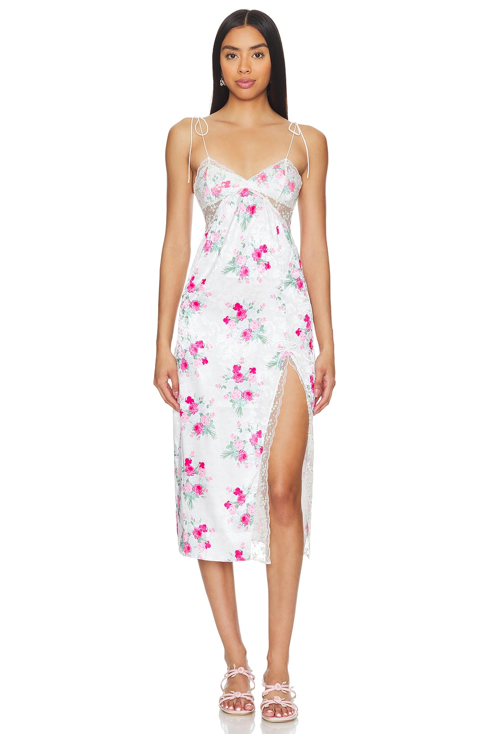 For Love & Lemons Baby's Breath Slip Dress