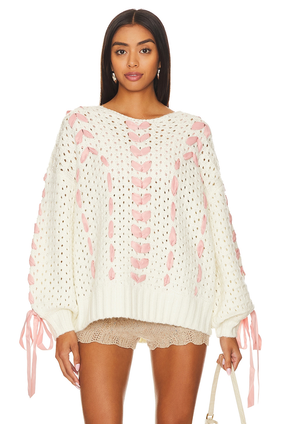 For Love & Lemons Laurel Oversized Sweater