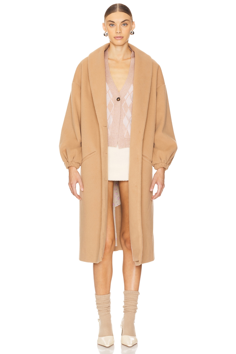 For Love & Lemons Sadie Fleece Coat