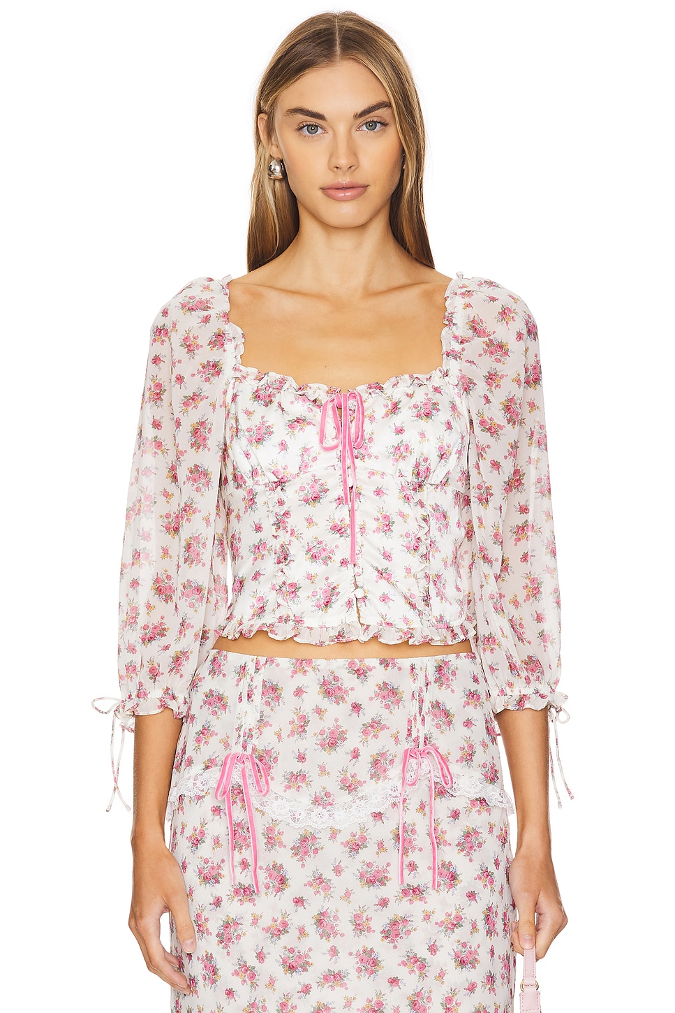 For Love & Lemons Etienne Top