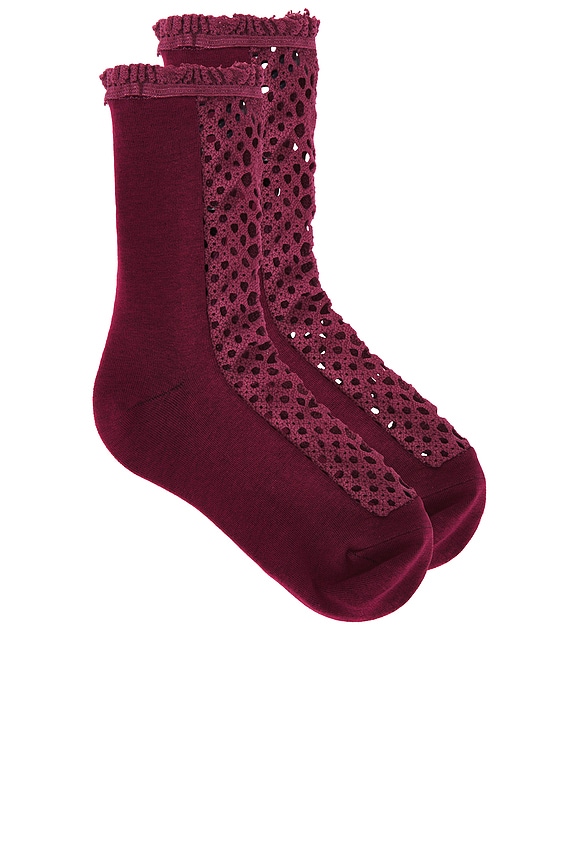 Free People Rubies Crochet Socks