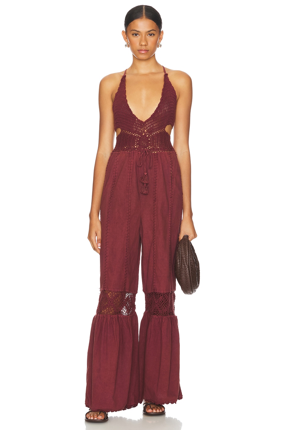 Free People x REVOLVE Freya Crochet One Piece Jumpsuit