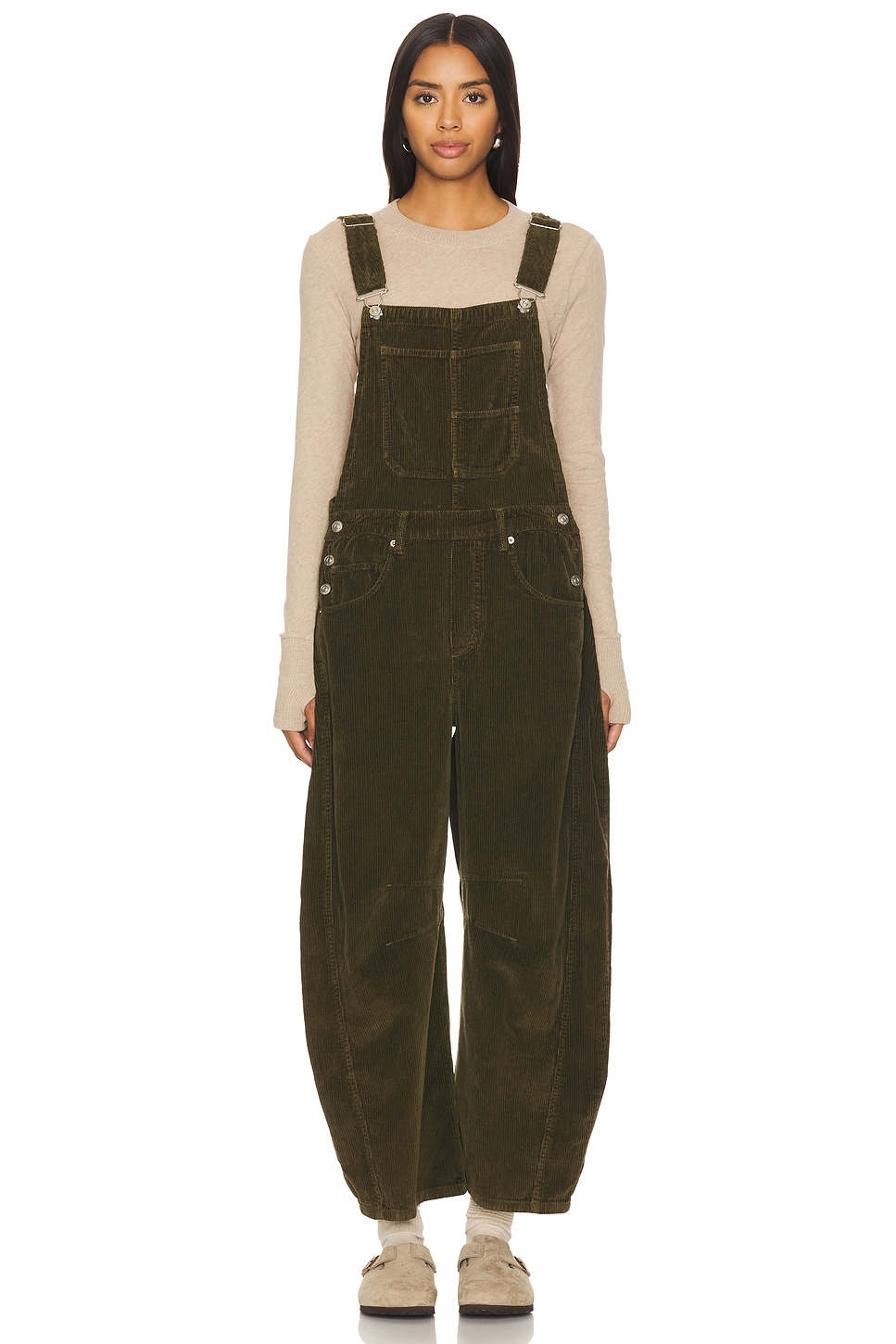 Free People x We The Free Good Luck Cord Overall