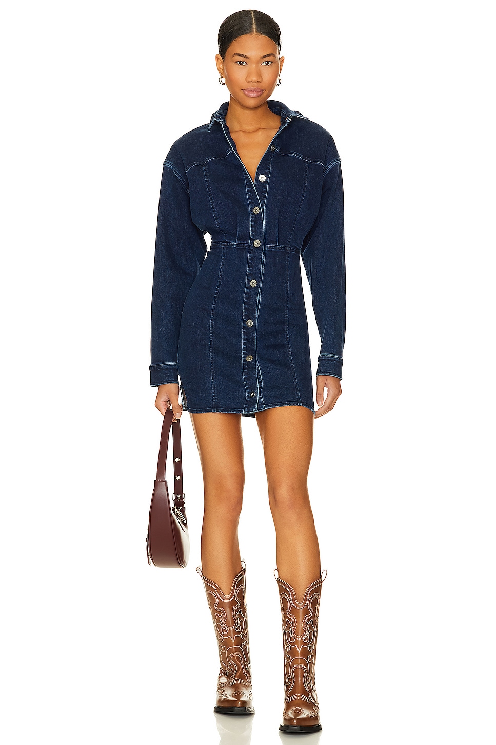 Free People Amber Denim Dress