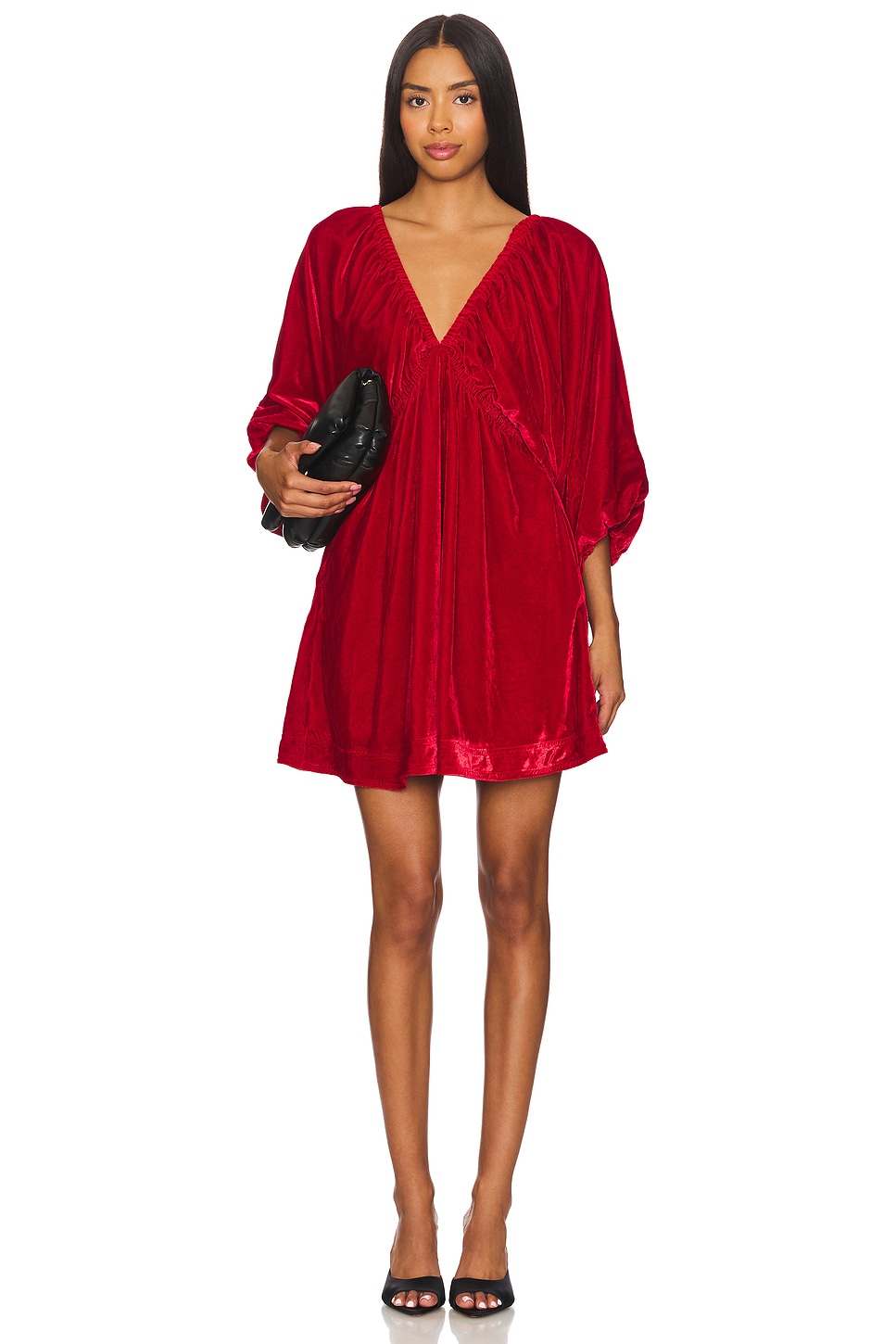 Free People Portia Velvet Mini Dress