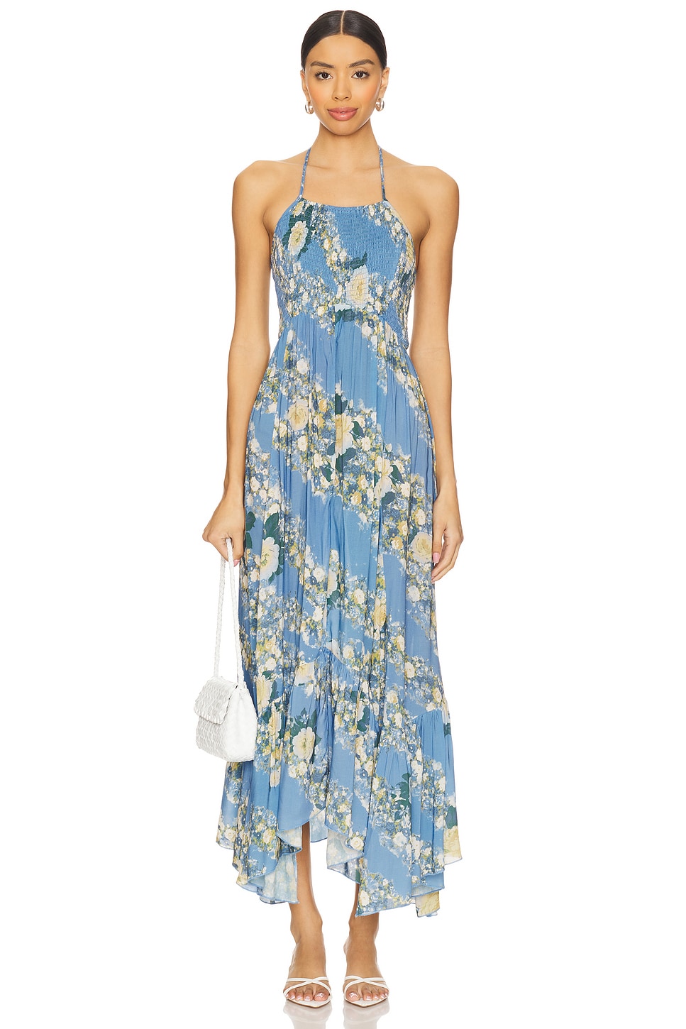 Free People Heat Wave Printed Maxi Dress