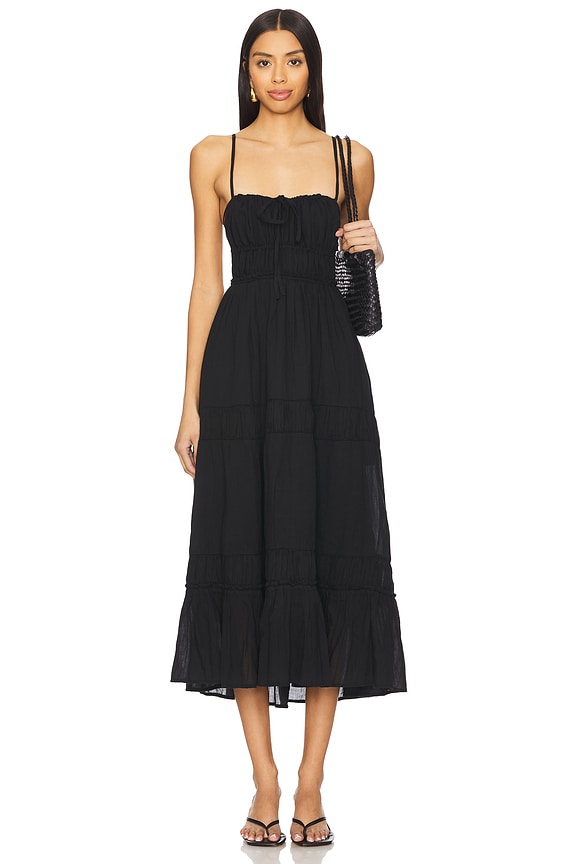 Free People x free-est Taking Sides Maxi Dress In Black