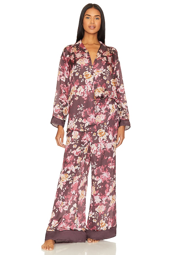 Free People x Intimately FP Dreamy Days Pajama Set In Vintage Combo