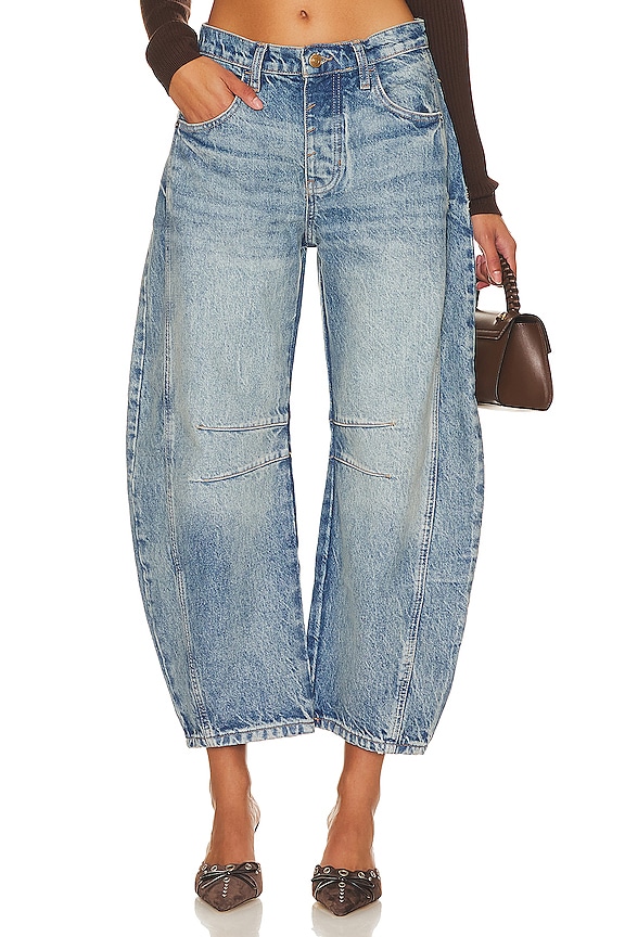 Free People x We The Free Good Luck Mid Rise Barrel