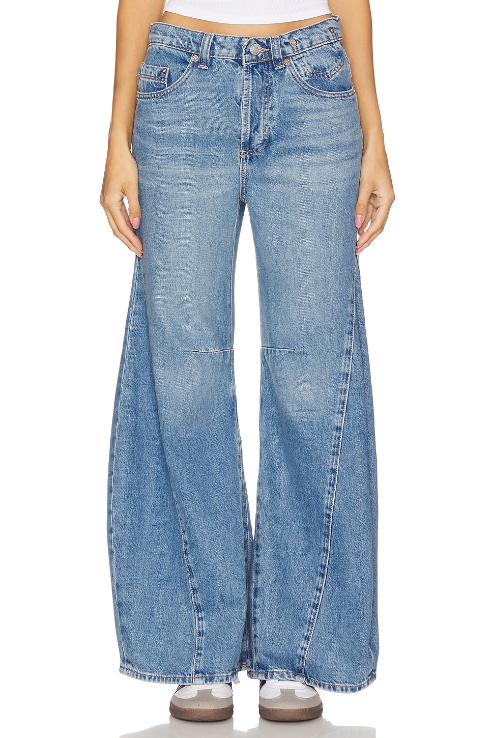 Free People x We The Free Eden High Slouchy Wide Leg