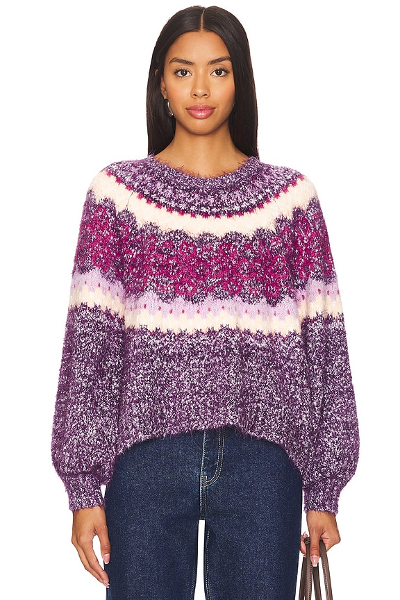 Free People Festive Frost Pullover