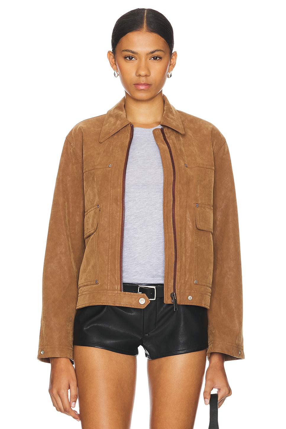 Free People x We The Free Blair Faux Suede Jacket