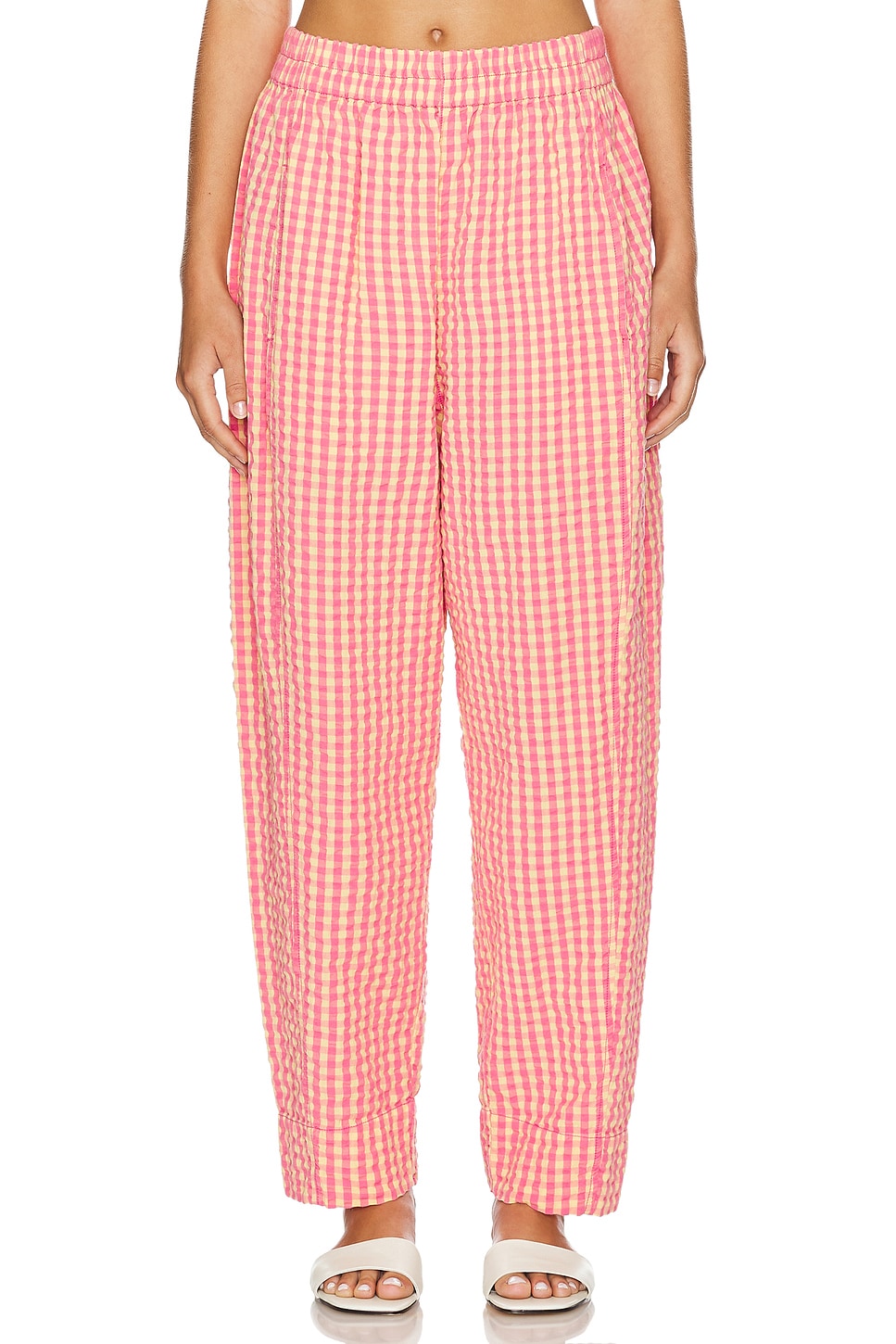 Free People Preppy Poplin Gingham Pants