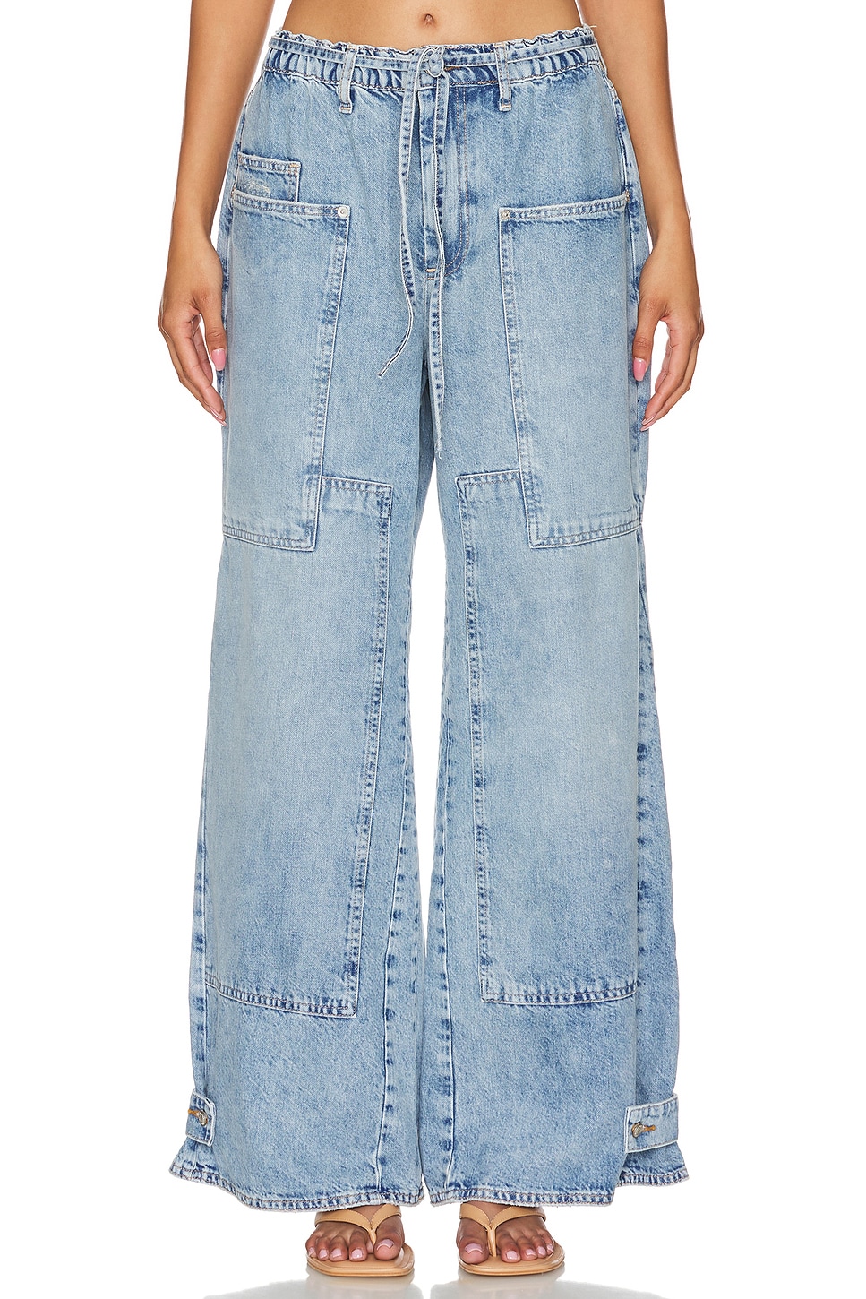 Free People x We The Free Curvy Outlaw Wide Leg Pants