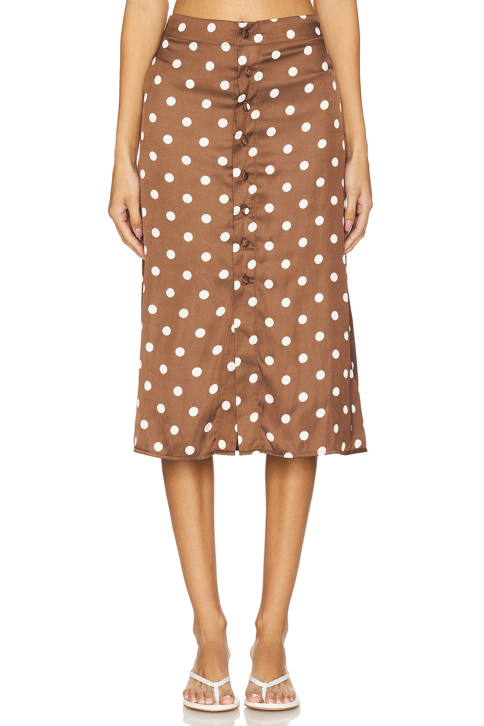 Free People Analise Printed Midi Skirt