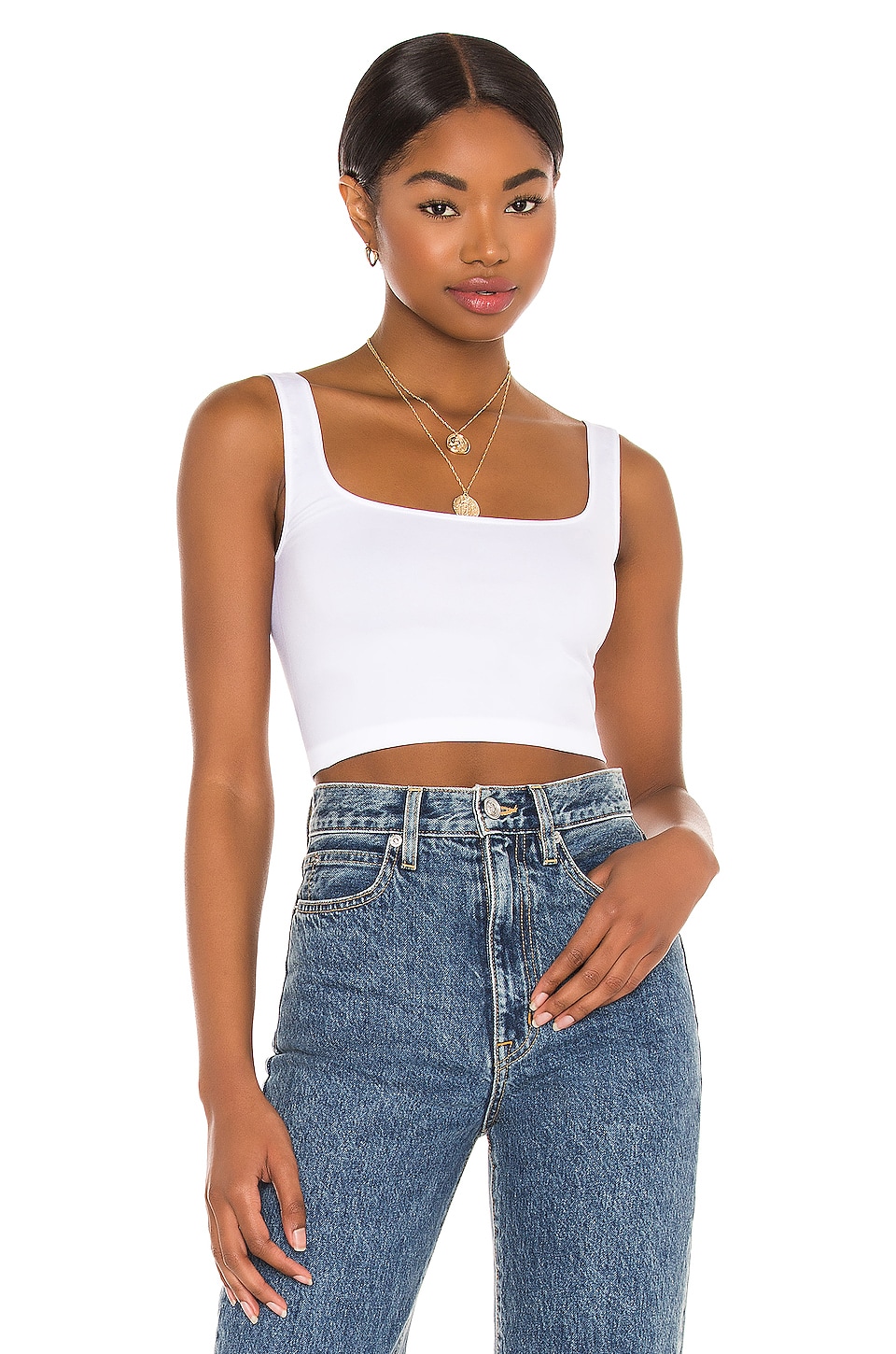 Free People Scoop Neck Crop Top