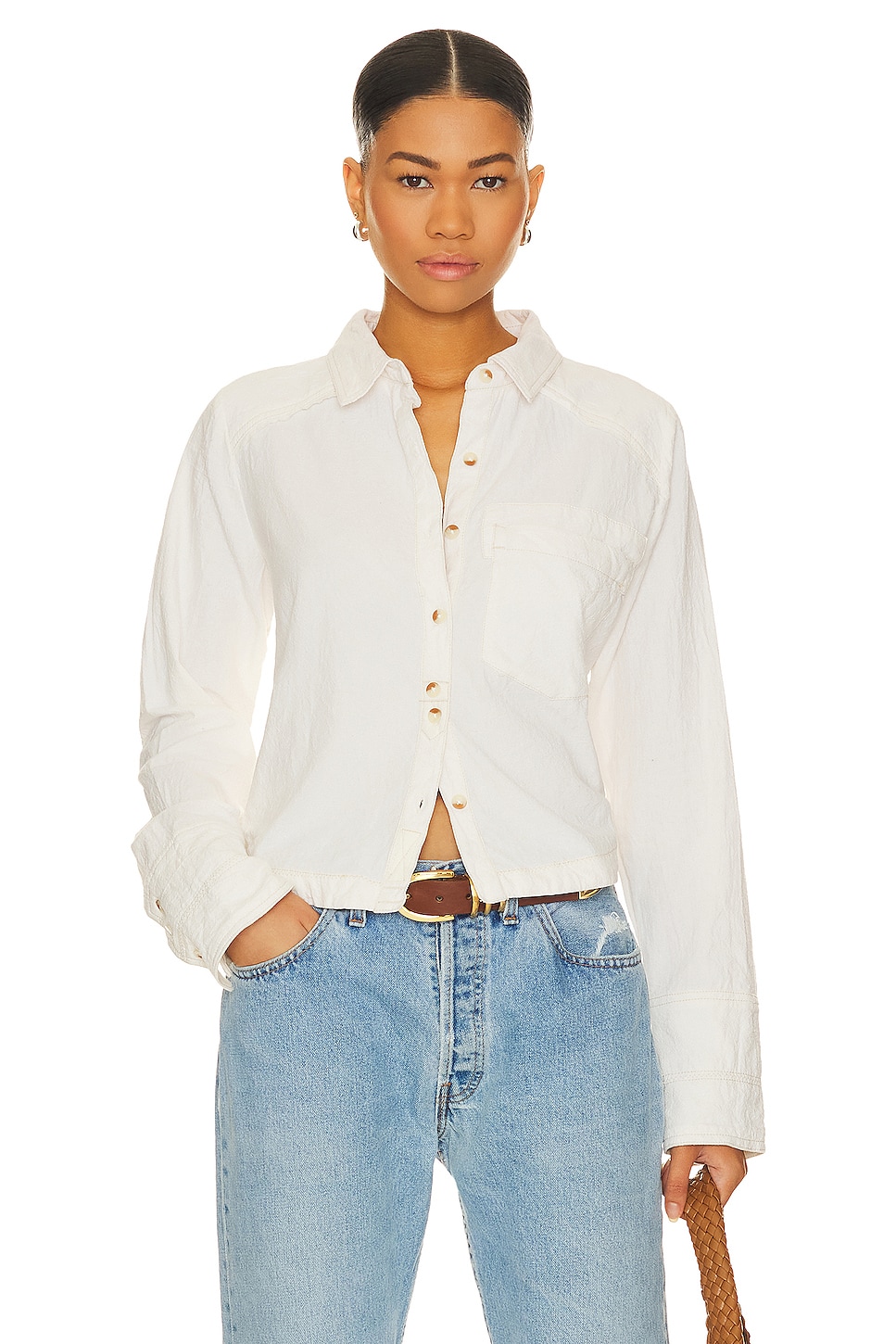 Free People x We The Free Classic Oxford Top