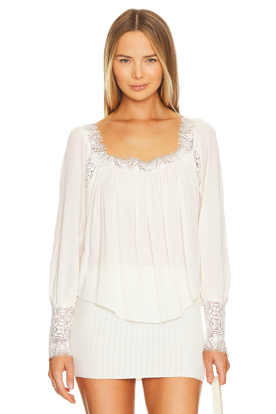 Free People Flutter By Top In Ivory