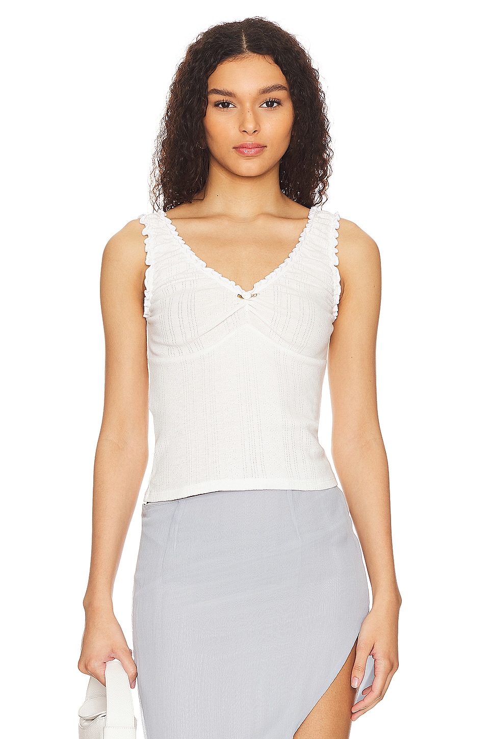 Free People X Intimately FP Amelia Cami In Ivory