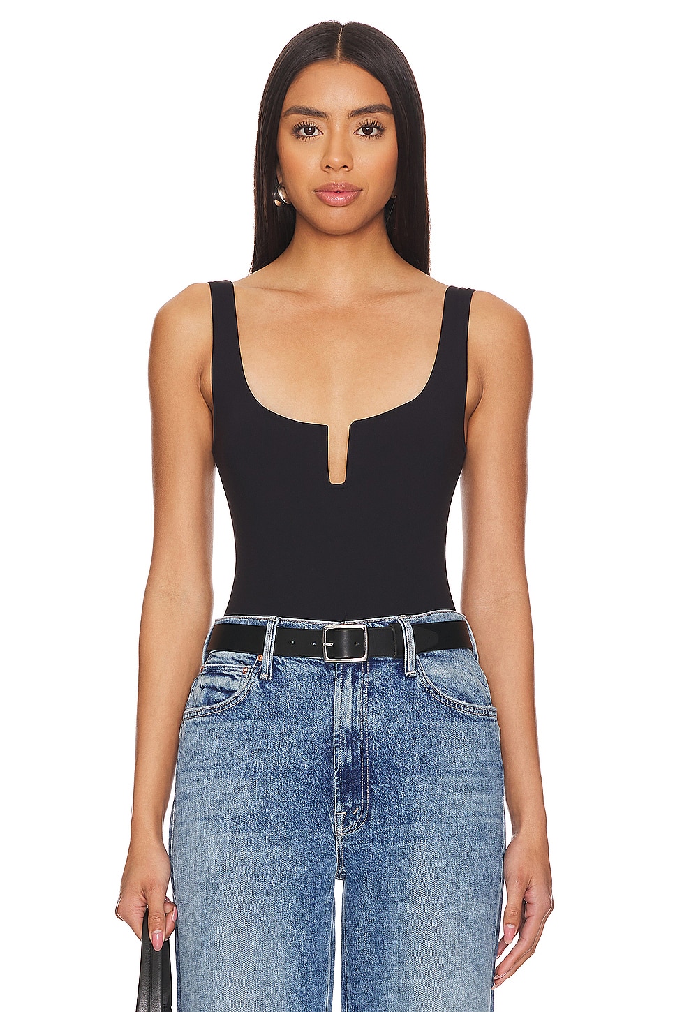 Free People x Intimately FP Romance In Rome Bodysuit In Black