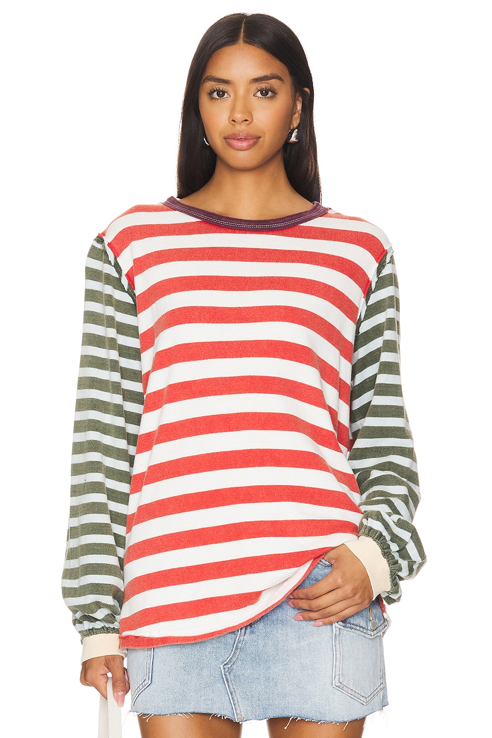 Free People x We The Free Sawyer Stripe Tee