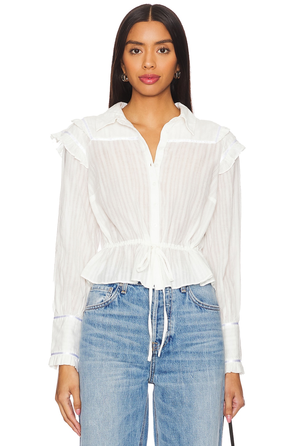 Free People Solid Daybreak Blouse