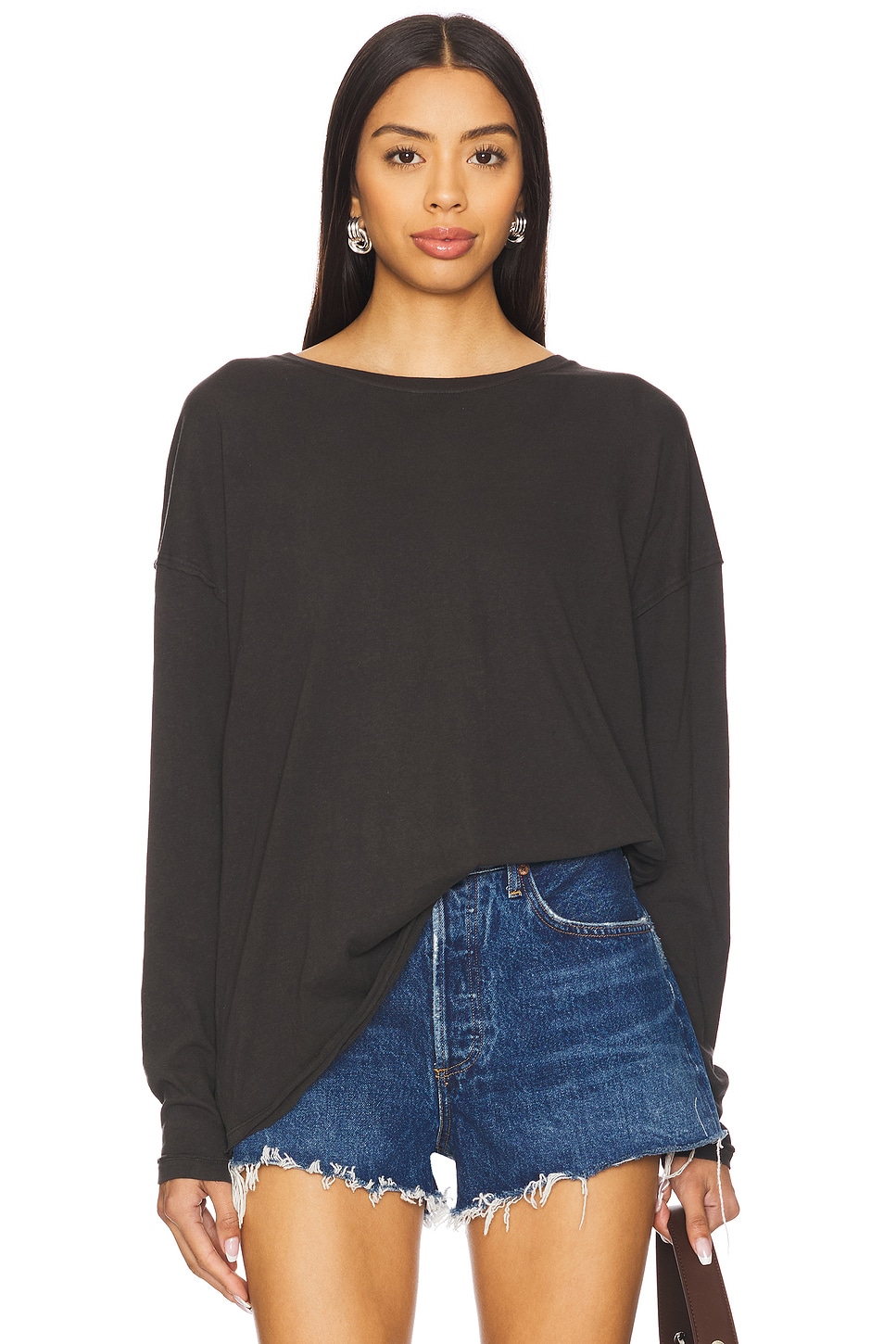 Free People x We The Free Nina Tee Long Sleeve