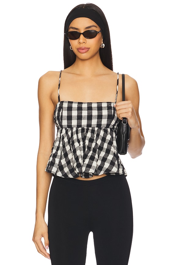 Free People Mia Plaid Tank