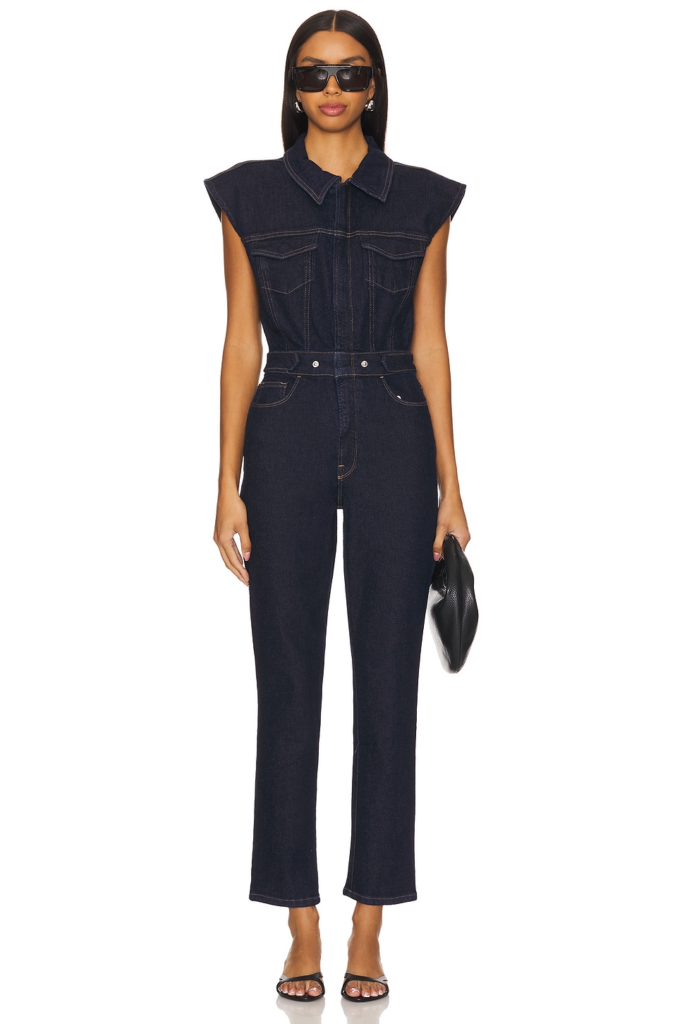 Good American Trucker Jumpsuit