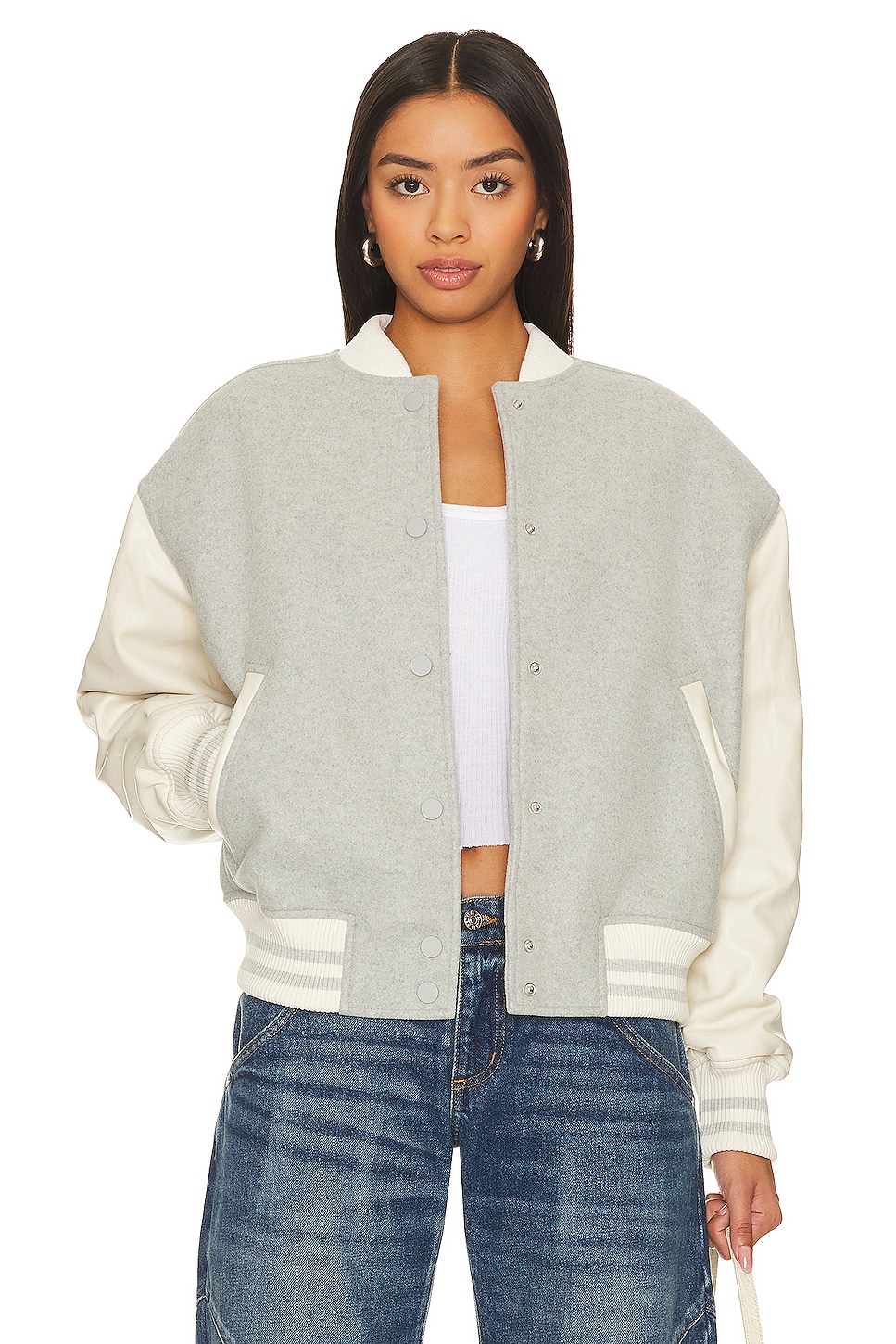 Good American Varsity Bomber