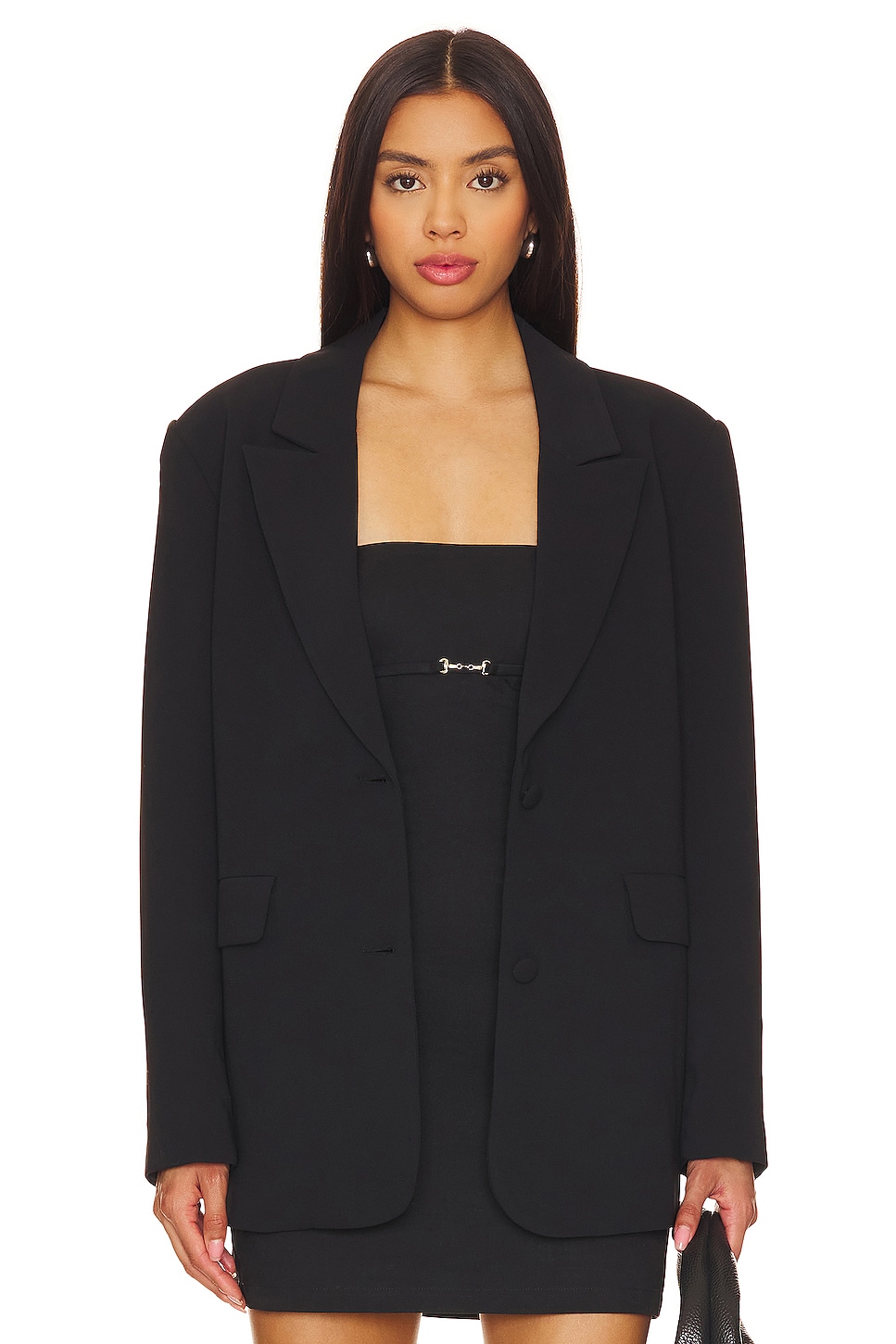 Good American Luxe Suiting Boyfriend Blazer