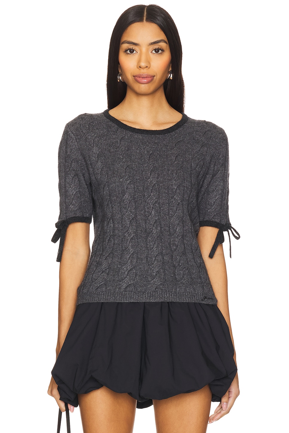 Ganni Cashmere Mix T-Shirt