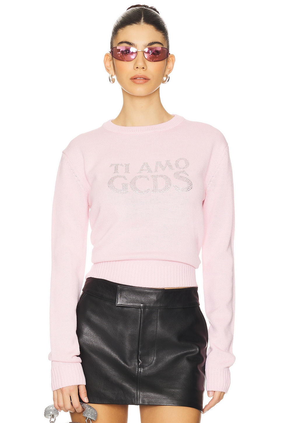 GCDS Ti Amo Bling Sweater