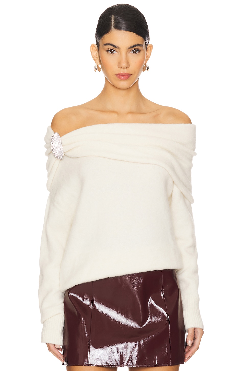 GIUSEPPE DI MORABITO Off The Shoulder Sweater