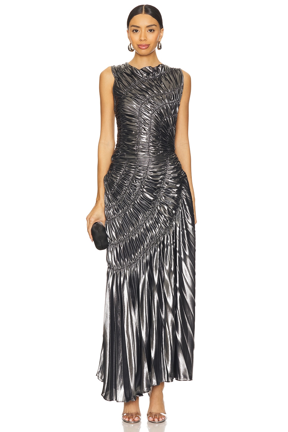 Georgia Hardinge Fossil Metallic Dress