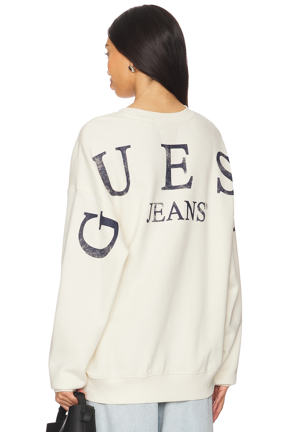 Guess Jeans Back Macro Logo Sweatshirt