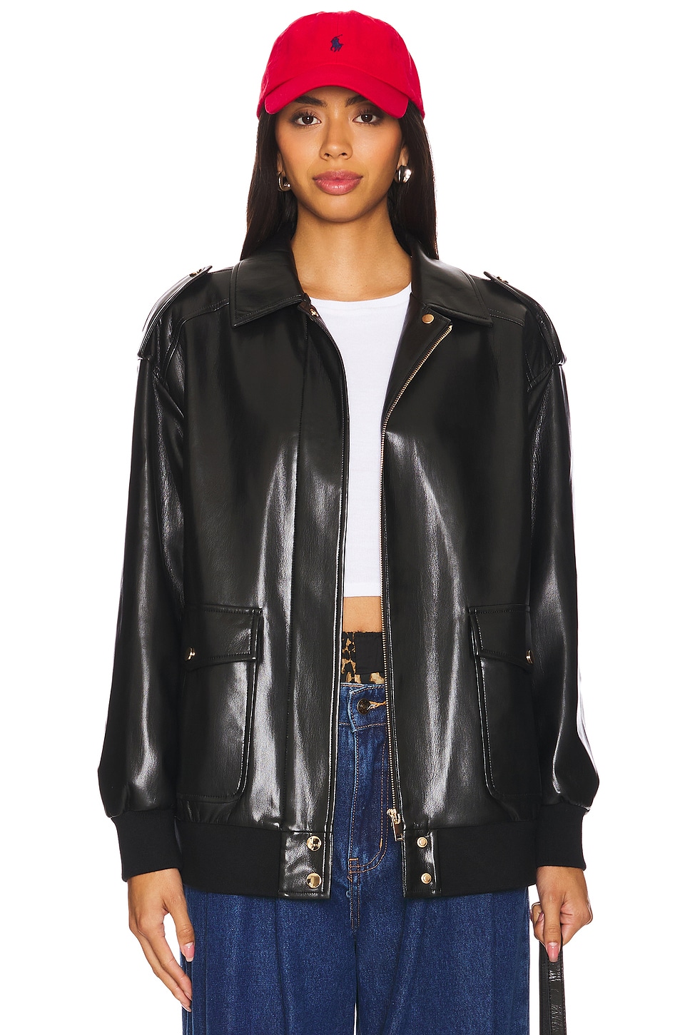 Generation Love Axel Faux Leather Jacket