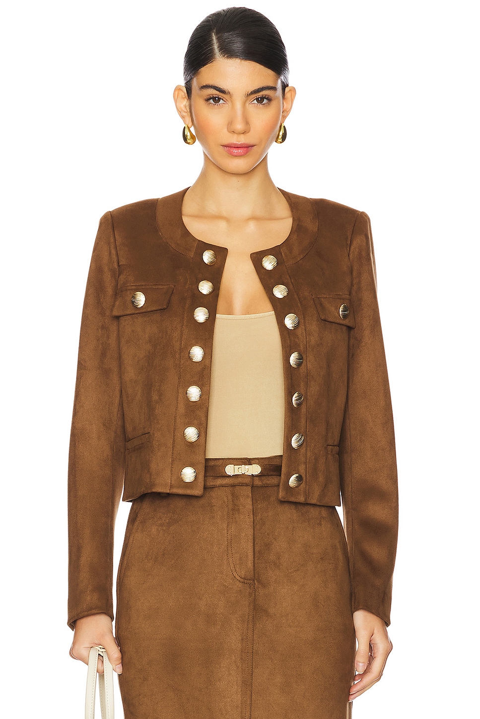 Generation Love Karson Faux Suede Jacket