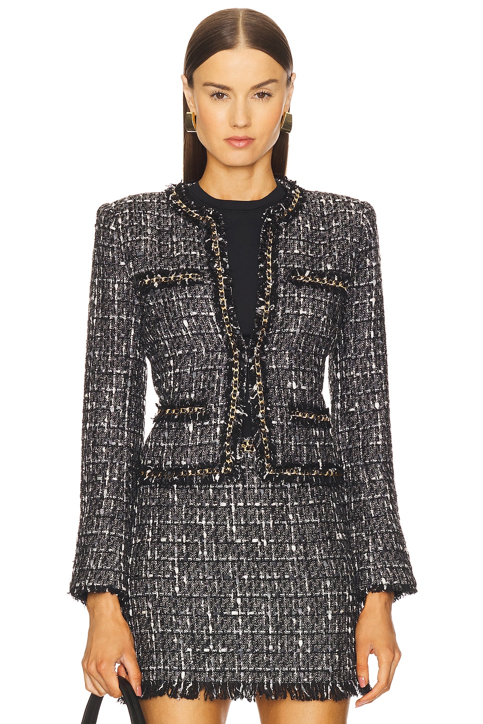 Generation Love Serena Chain Tweed Blazer