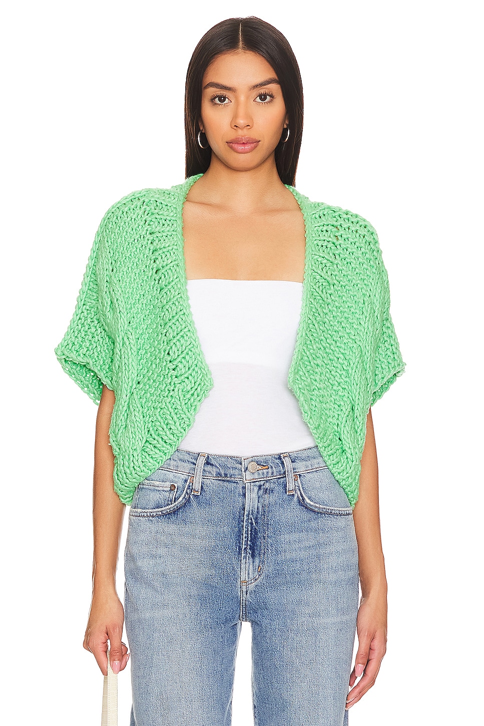 GOGO Sweaters Cable Bolero