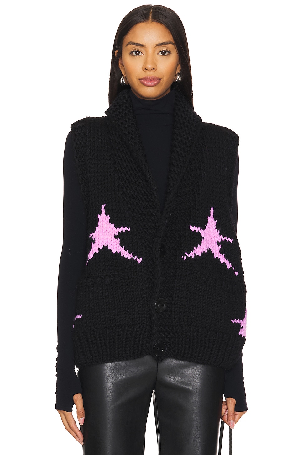 GOGO Sweaters Lynnie Stardust Vest