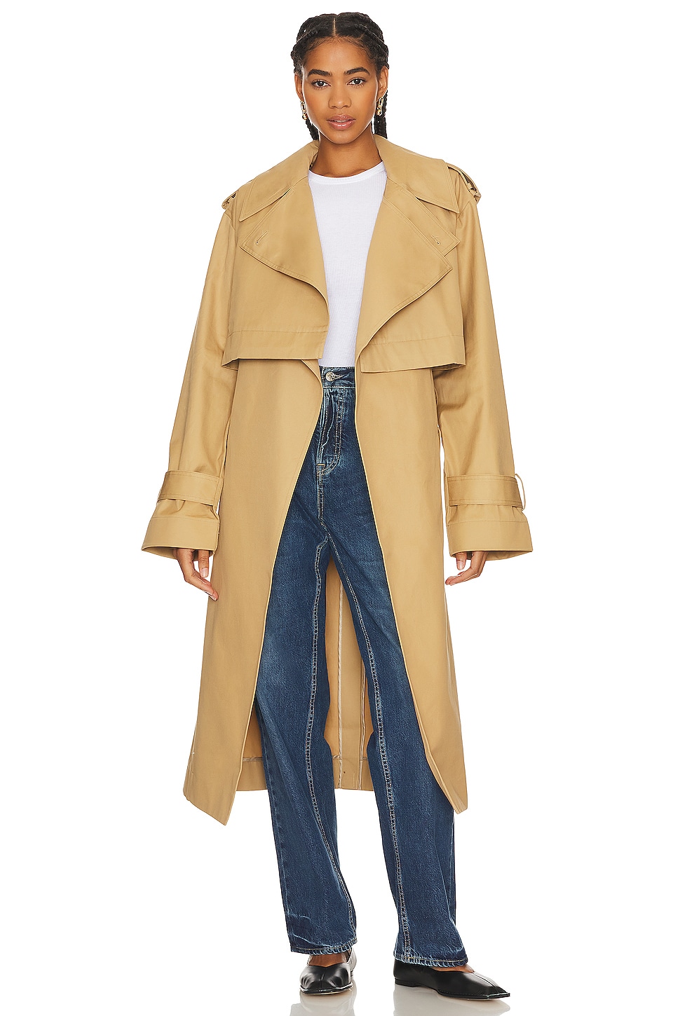 GRLFRND The Convertible Trench Coat