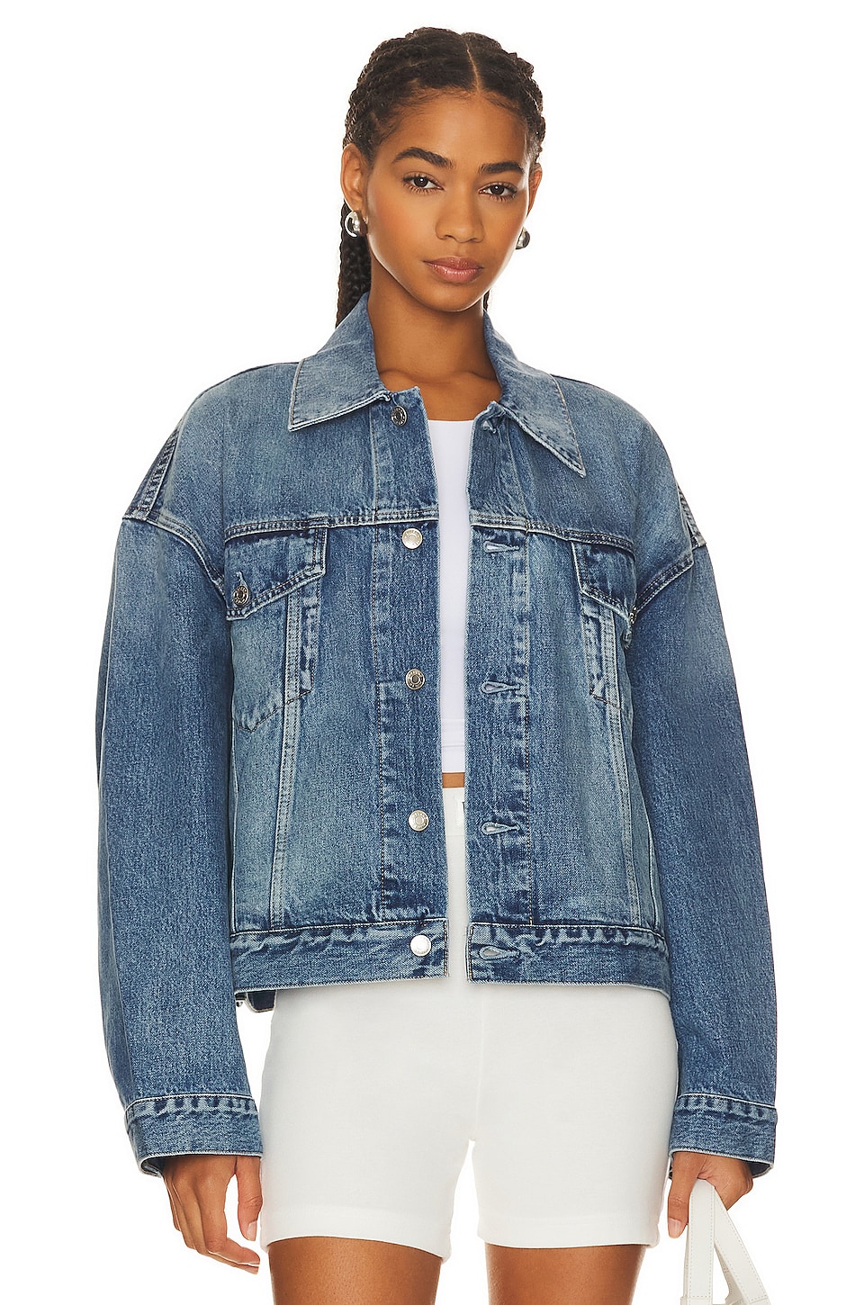 GRLFRND Christi Oversized Denim Jacket