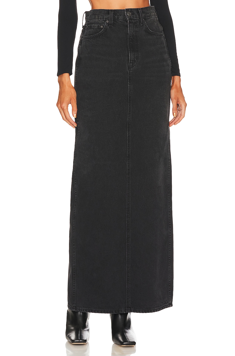 GRLFRND Amara Maxi Pencil Skirt with Back Slit